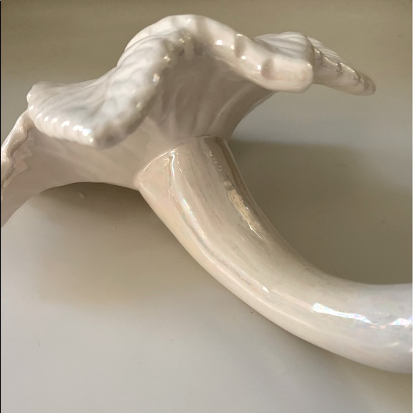 ❤️ Vintage Ceramic Lusterware Epergne Stem Vase - Picture 6 of 10